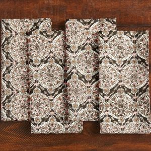 Pottery Barn Tula Block Print Napkin Set